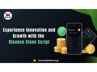 Experience Innovation and Growth with the Binance Clone Script