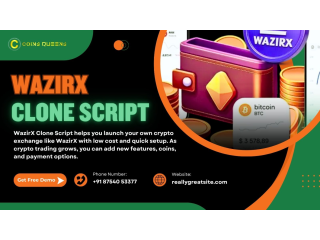 WazirX Clone Script: Empower Your Crypto Business with Modern Exchange Features