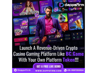 White Label BC.Game Clone Software Integrated with Advanced Smart Contract Logic