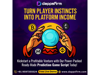 Pioneer Next-gen Forecast Platforms through our Ready-Made Prediction Game Script