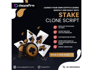 Start Earning from Online Gambling with Stake Clone Script Minimal Cost, Max Profit