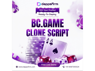 BC.Game Clone Script for Investors Free Demo + Post-Launch Support