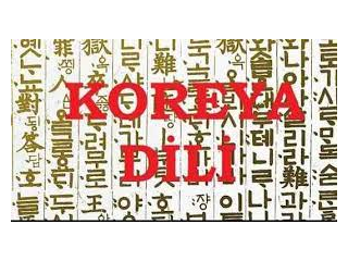 Koreya dili kursları.