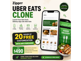 How Does Zipprr's $490 Uber Eats Clone Script Track Drivers and Payouts?