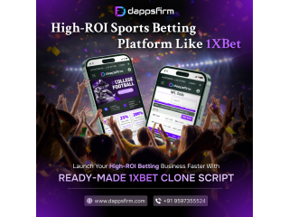 1XBet Clone Script with Complete Features and White Label Support Available
