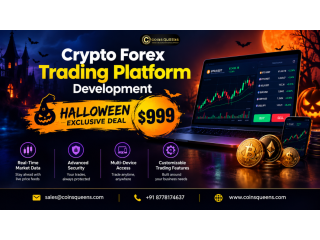 Crypto Forex Trading Platform Development Exclusive Deal for Halloween Exclusive Deal