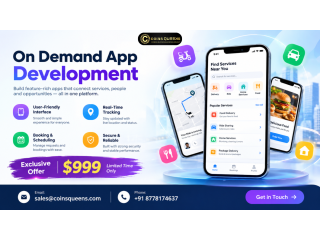 On Demand App Development Services $999