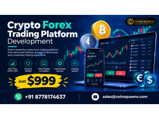 Crypto Forex Trading Platform Development at $999